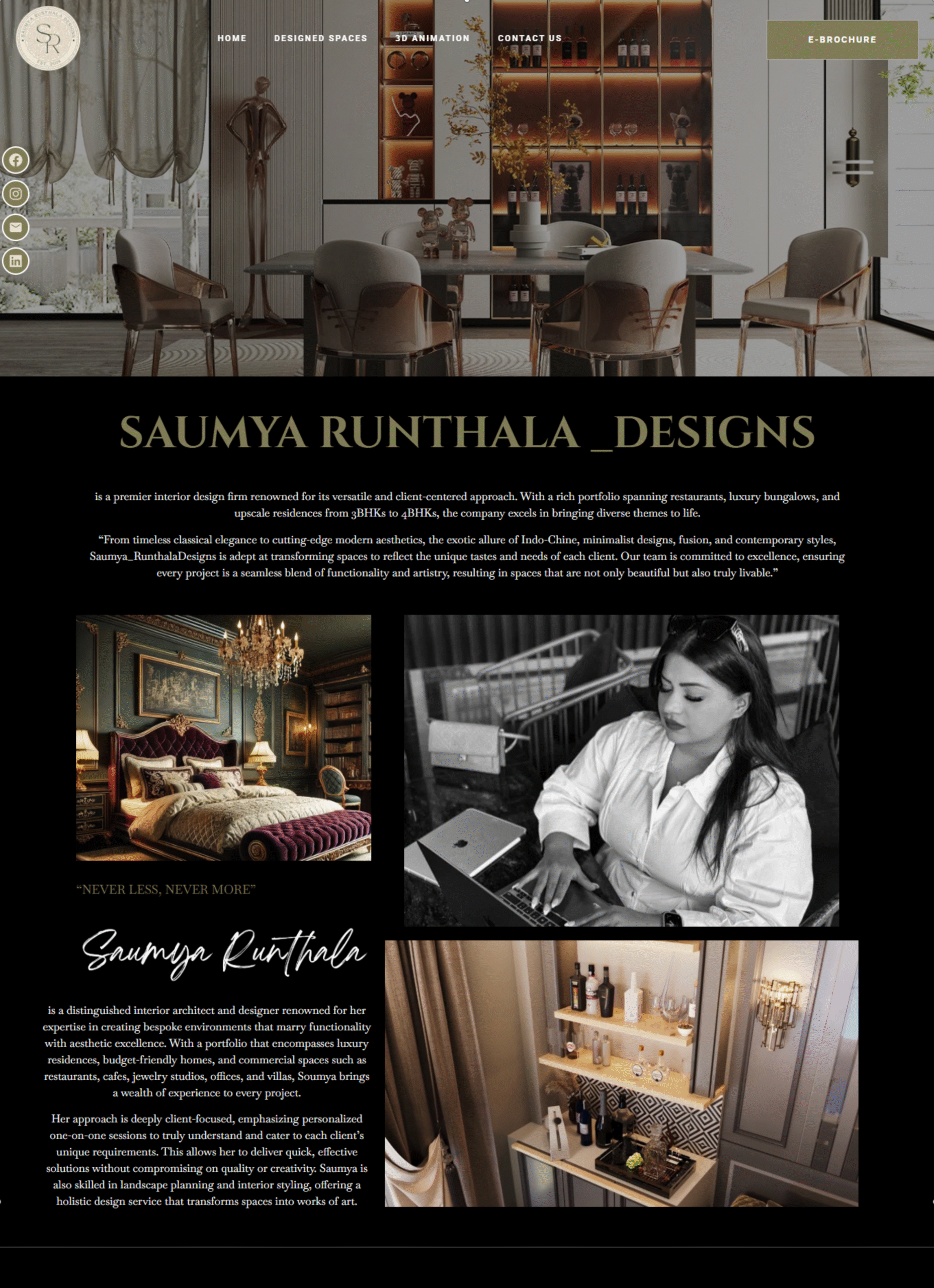 saumyarunthaladesigns.com